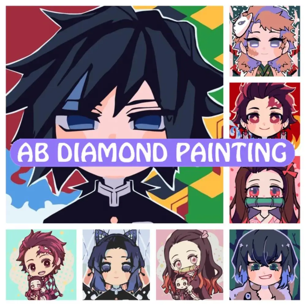 Chibi Demon Slayer Anime - 5D Diamond Painting 