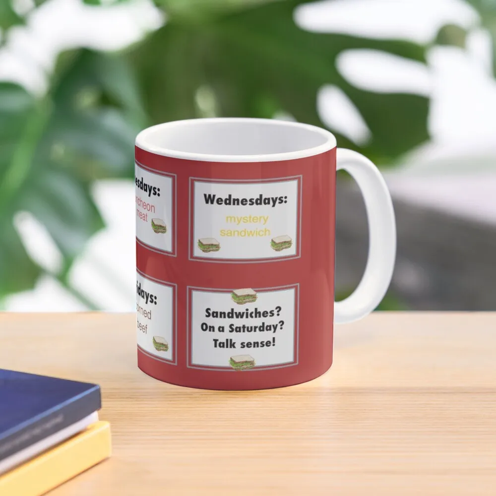 

Sandwich Schedule Signs Coffee Mug Ceramic Coffee Cup Coffe Mug