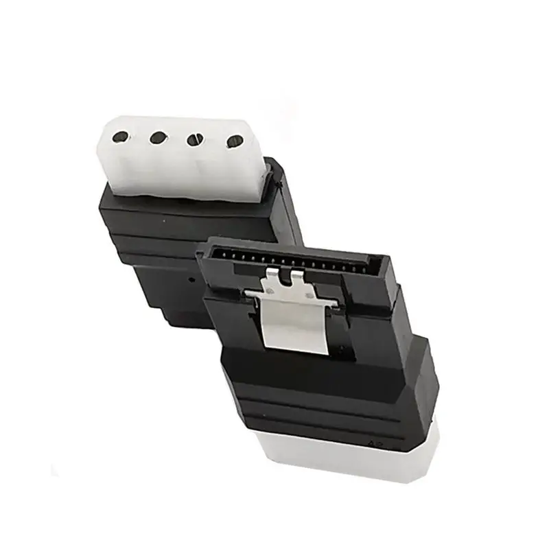 SATA 전원 어댑터 IDE 대형 4PIN 남성 여성 SATA15Pin 남성 여성 철 버클 하드 디스크 전원 어댑터 4Pin Molex IDE