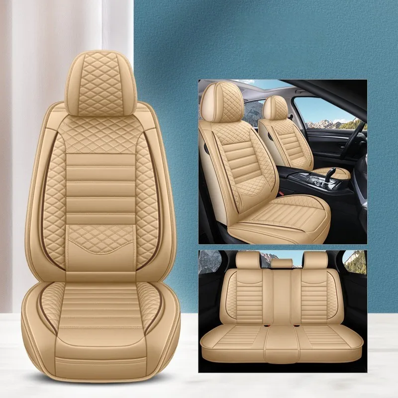 

Full Coverage Universal Car Leather Seat Cover For VW POLO Jetta Quest Santana Four Season Available Accessories Protector
