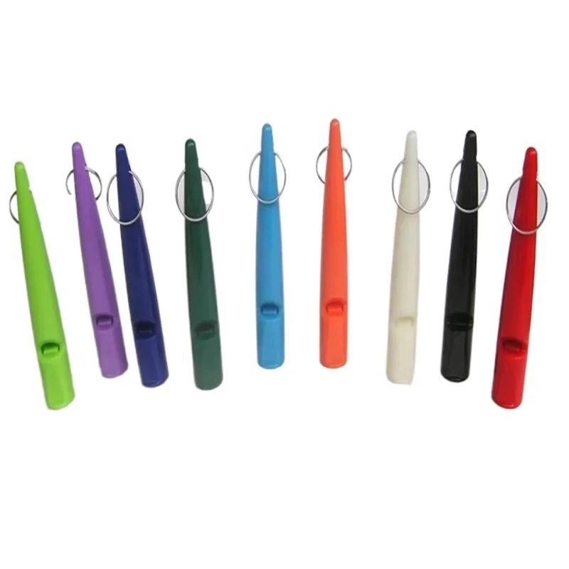 20PCS 8cm size Dog whistle Pet Training Plastic Whistle