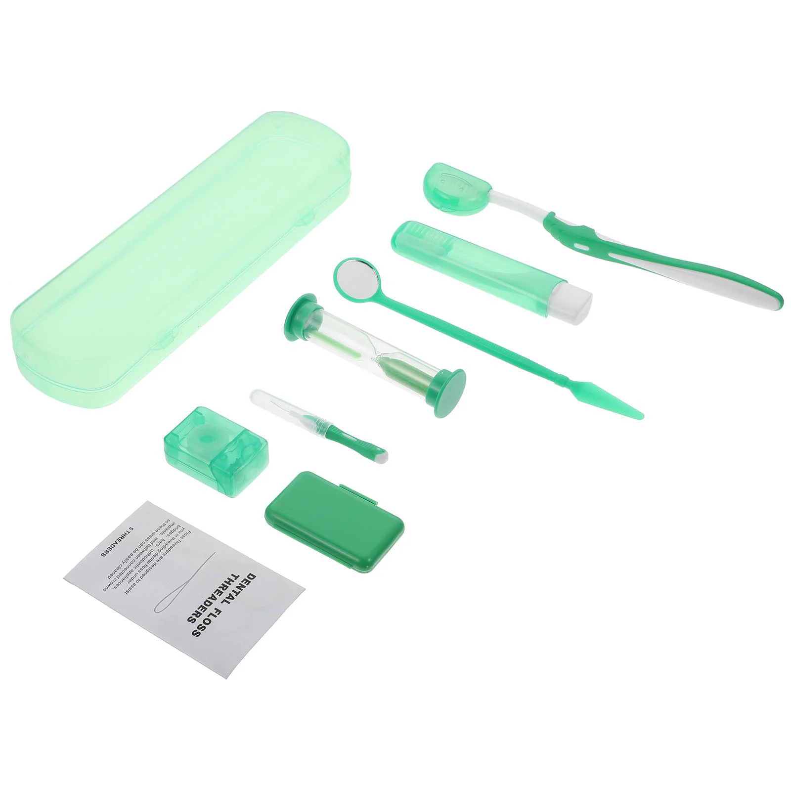 

Oral Care Tooth Brushing Line Toothbrushes Wax Travel Dental Floss Supplies Teeth Kit Mirror