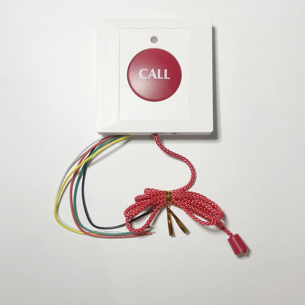 Emergency Alarm Button NC NO Output Signal Options With LED Rope Style Pull To Alarm Panic Calling Auto Restoration 10 PCS