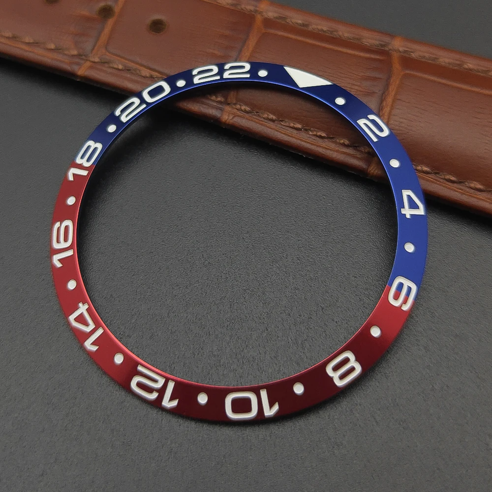 Premium 37mm Ceramic Bezel Insert for Men's Watches – High-Quality Spare Part Replacement