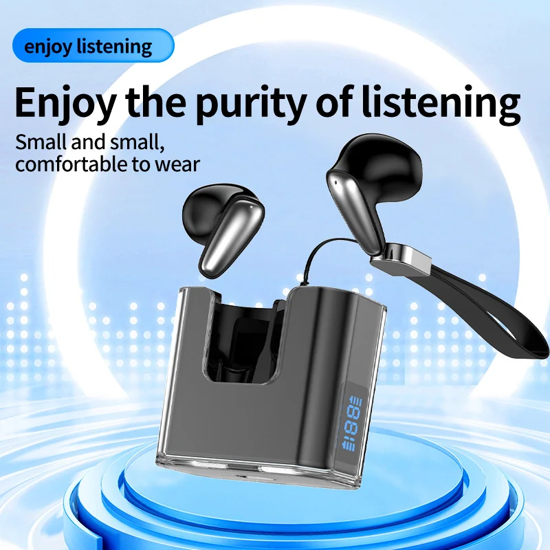 

Миниатюрные беспроводные Bluetooth-наушники R20, новые двойные наушники-вкладыши, гарнитура с цифровым дисплеем, наушники с ультрадлинным диапазоном
