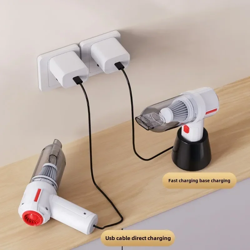 Car Vacuum Cleaner Strong Suction Powerful Mini Cleaning Machines Portable Wireless Handheld Air Blowers Household Appliances 4