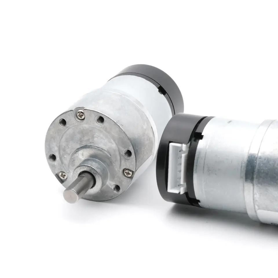 MG513 DC 12V Reduction Gear Motor GMR Encoder Code Speed Measurement DIY Self-Balancing Car Inverted Pendulum/Upright ROS Robot image 4