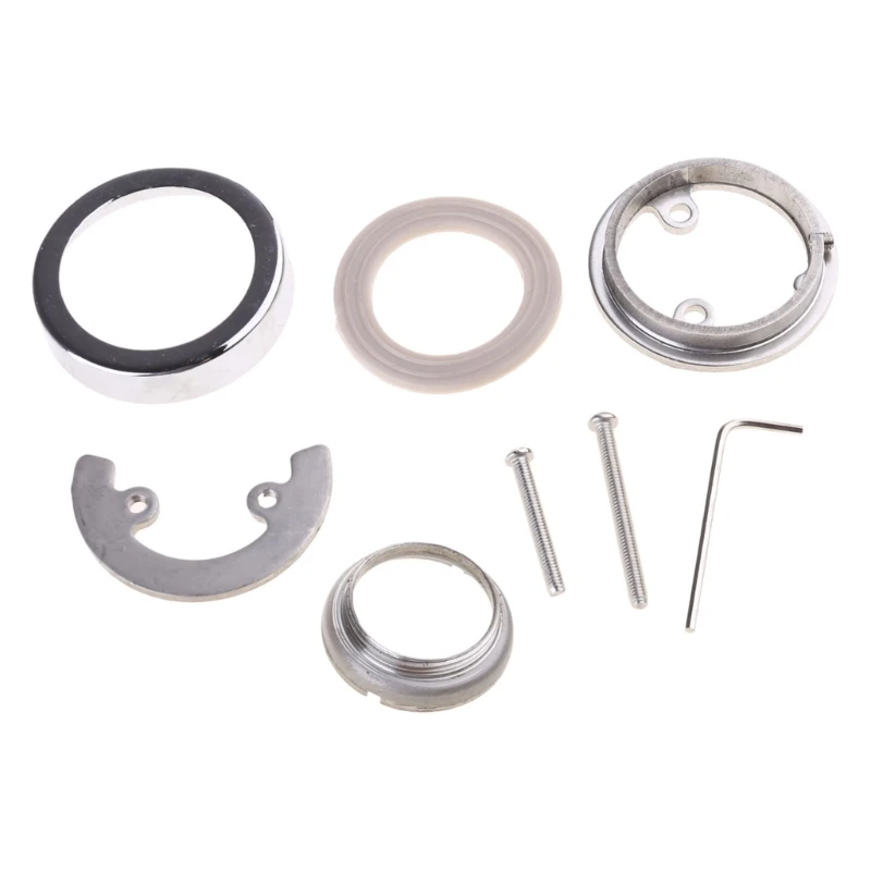 Copper-Kitchen Sink Cold Hot Faucet Accessories Base Fixed Screw Nut Water Tap Pipe Connector For Bathroom Hardware