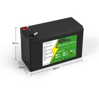 Batterie au lithium 12V 6Ah-21Ah 18650, 3S7P, rechargeable, pour énergie solaire, véhicule électrique, chargeur 12.6v 3A 2