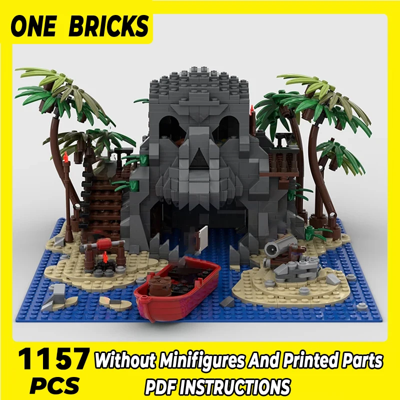 

Maritime Military Islands Model Moc Building Bricks Skull Lsland Technology Modular Blocks Gift Christmas Toys DIY Sets Assembly