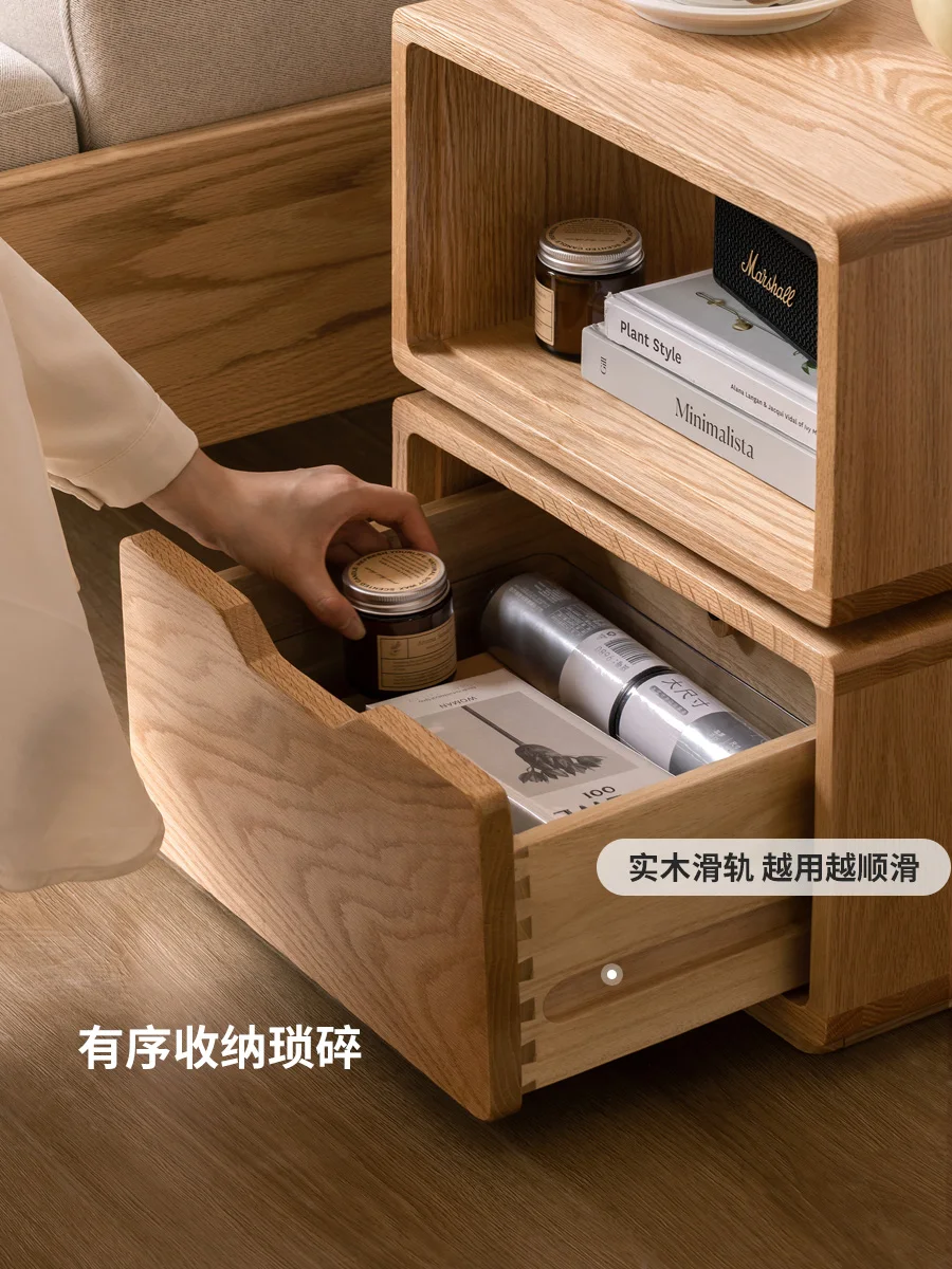 단단한 목재 가장자리, 소파 가장자리 캐비닛, 거실 코너, 바닥 스탠딩 회전 커피 테이블, 침실, 침대 옆 테이블