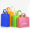 StoBag 10pcs Color Non-woven Shopping Tote Bags Cloth Fabric Eco-friendly Storage Reusable Large Pouches Custom Logo(Extra Fee) 2