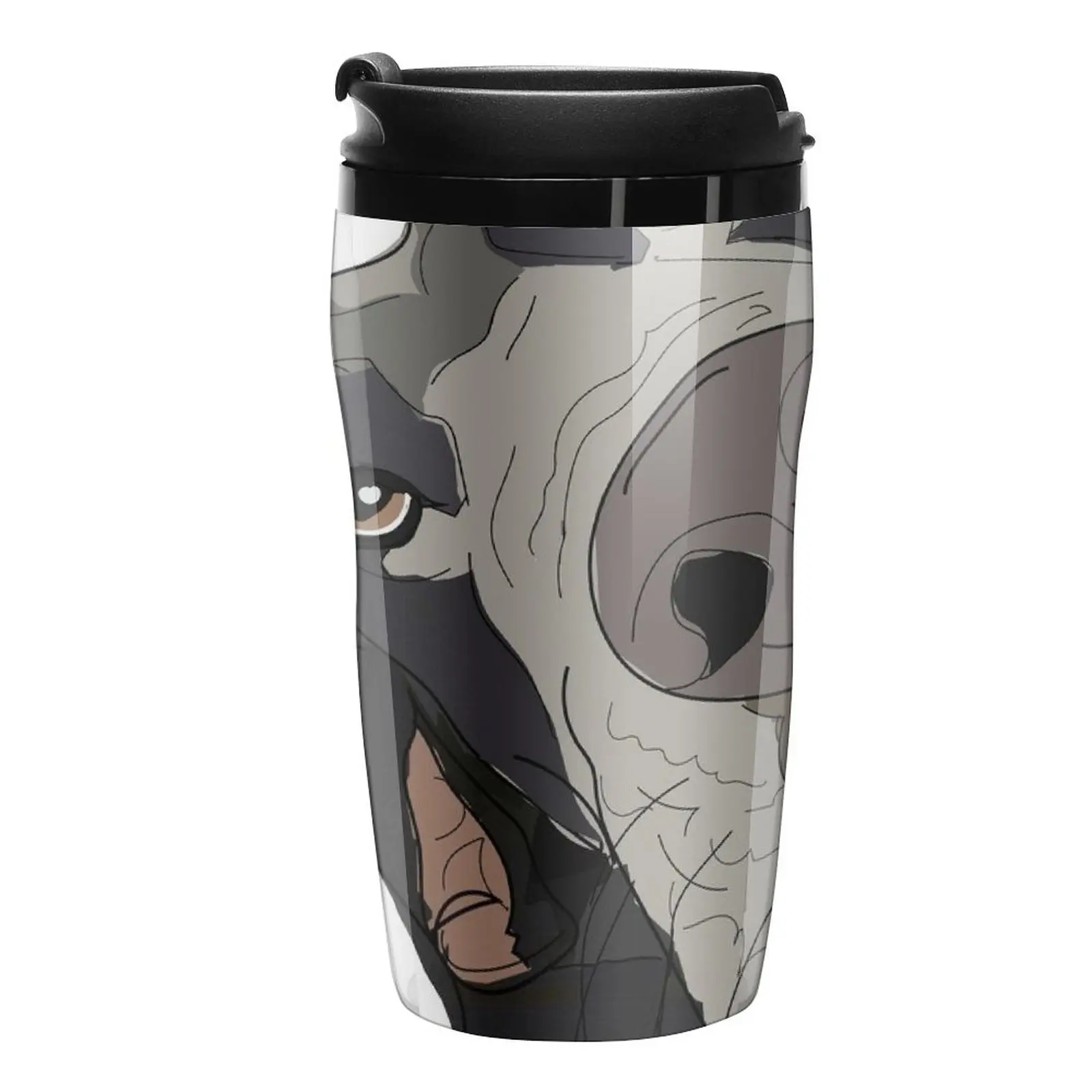 

New Great Dane In Your Face Dog Travel Coffee Mug Large Coffee Cups Cup Of Coffee Cute And Different Cups