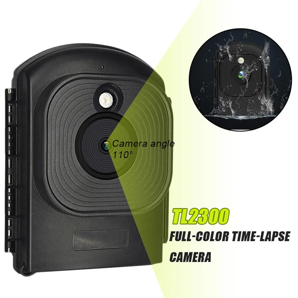SunGusOutdoors-Time Lapse Camera 120 Degree Wide Angel Picture Video Record Wild Nature Observation TL2300