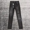 men sequences distressed black jeans 1