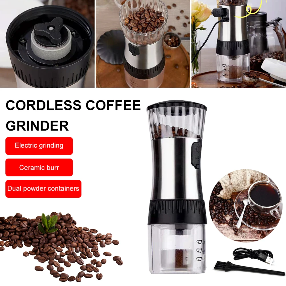 1pc Electric Mini Coffee Grinder Manual Blender Mini Hand-Cranked Coffee  Bean Grinder Household Small Bean Grinder Portable Freshly Ground Coffee  Machine Hand-Cranked Bean Grinder Stainless Steel Coffee Grinder Coffee  Tools Coffee Accessories