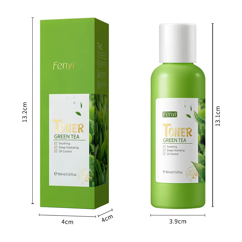 Green Tea Face Tonic Hydration Smooth Facial Toner Skin Care Oil Control Nourishing Moisturizing Brightening Soften Skin toner remove acne