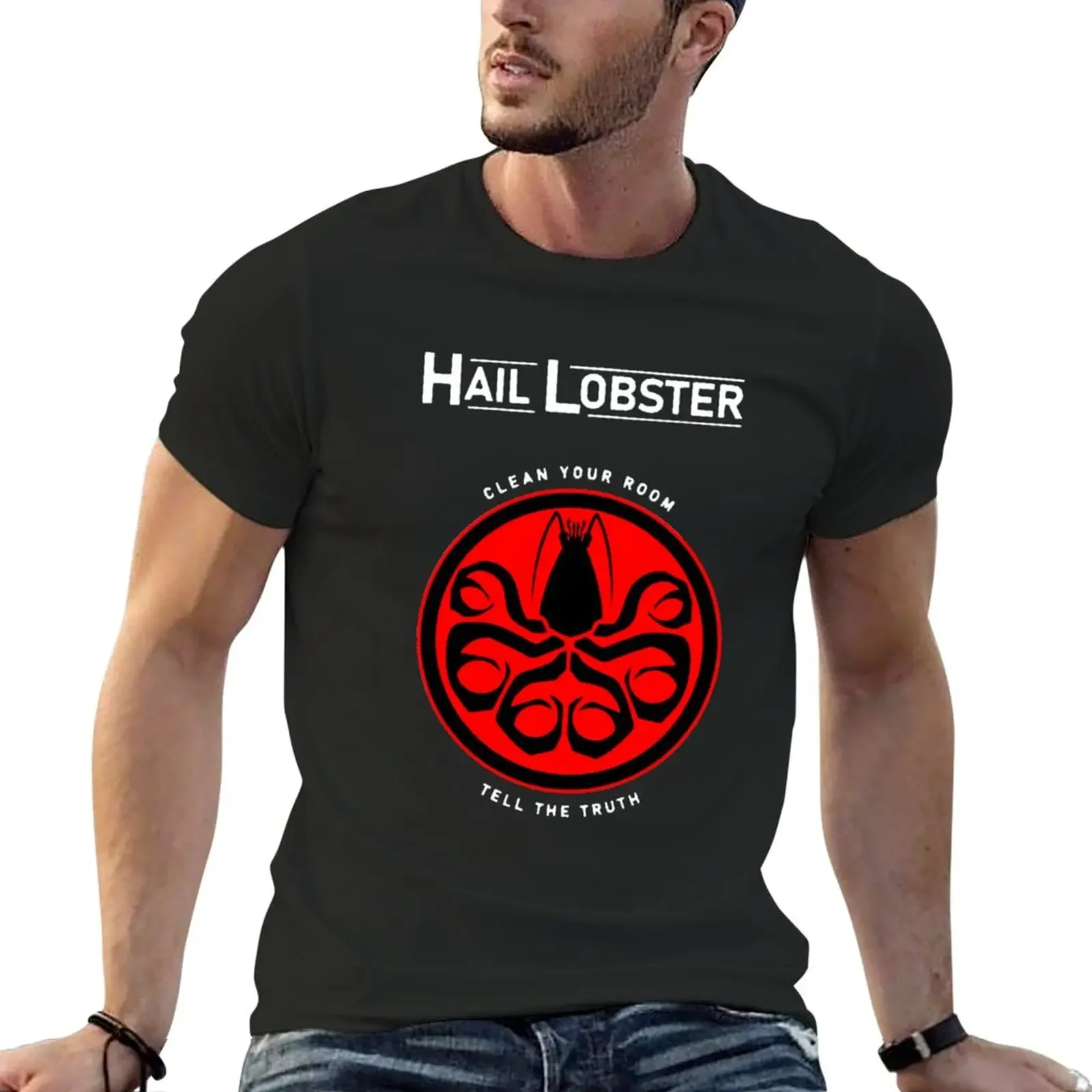 

hail lobster Essential T-Shirt Short sleeve tee hippie clothes funnys Men's t shirts