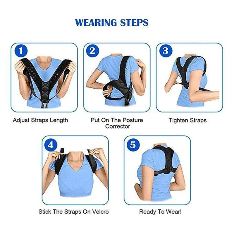 Body Shapers Clavicle Posture Corrector Shapewear Adult Children Back Support Belt Corset Orthopedic Brace Shoulder Correct