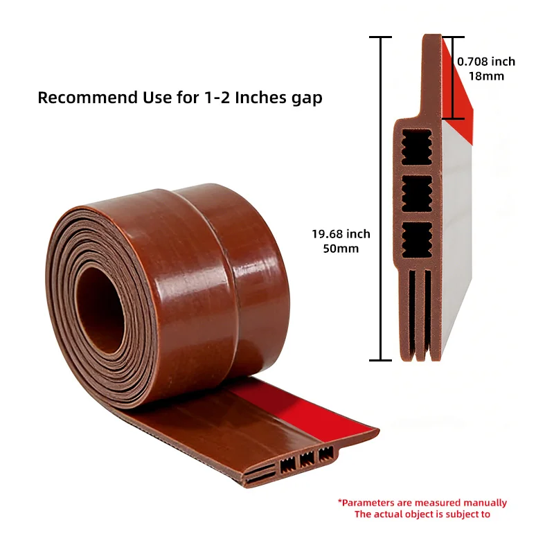 Enhanced Door Draft Blocker and Noise Reduction Insulator with Strong Adhesive