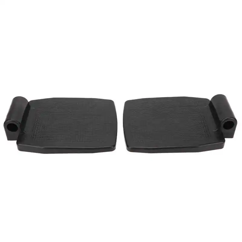 Adjustable 2pcs Wheelchair Footplate Plastic Wheelchair Footrest Pedal Replacement Accessory 3