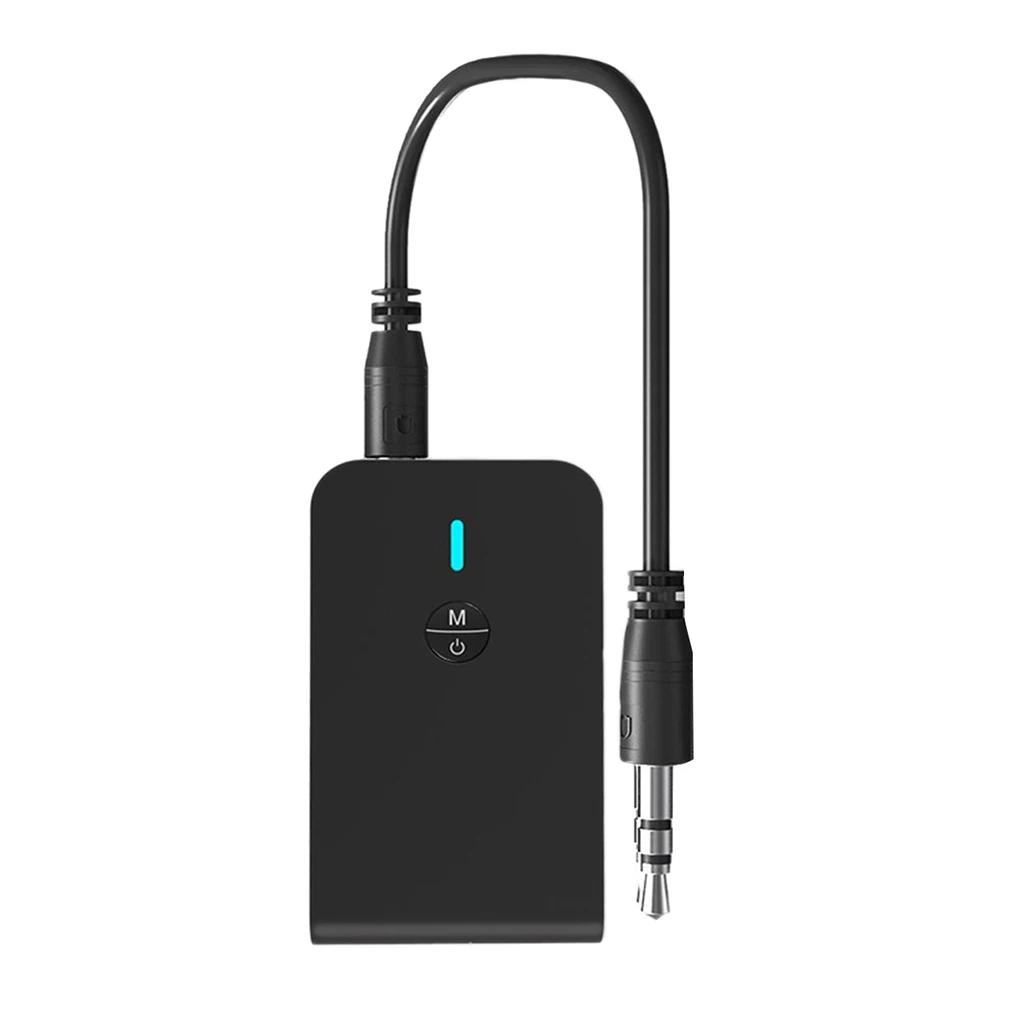 

Low latency Bluetooth 5 0 Transmitter Receiver 2 In 1 Audio Wireless Adapter For Car TV PC Speaker Headphone with 3 5MM Aux Jack