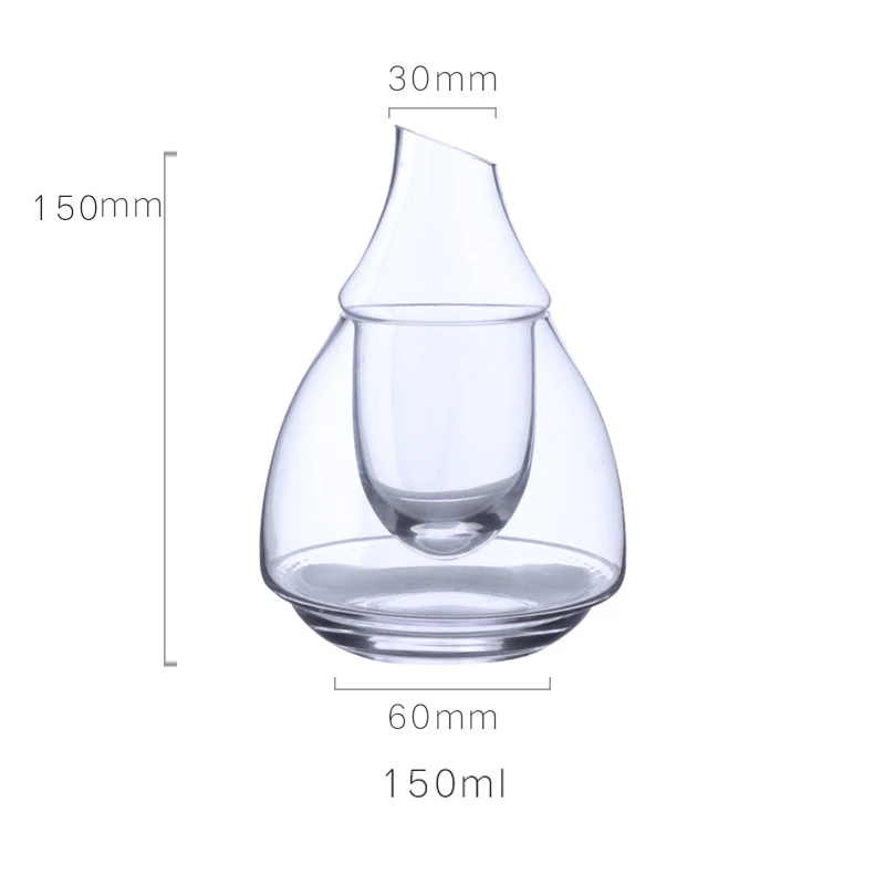 Glass Wine Pot Transparent Japanese Cooling Sake Cup Ice Jug Creative Decanter Wine Bottle Whiskey Dispenser Home Hotel Bar