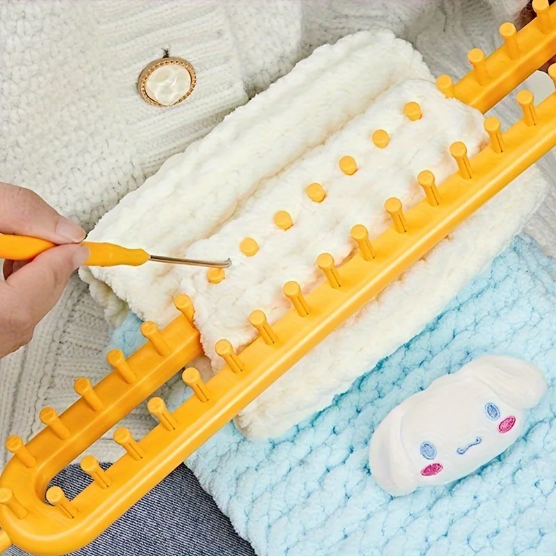 1pc Self-woven Scarf Weaving Artifact DIY Knitting Craft Weaving Tool Handmade Knitting Kit Loom