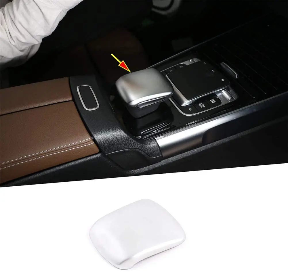 

For Mercedes-Benz B GLB Class W247 X247 2019 2020 2021, ABS Plastic Center Console Gear Shift Head Cover Trim