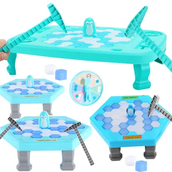 Penguin Breaking Ice Table Game Parent-child Interactive Puzzle Toys party game for kids juegos family games Birthday gift toys 3