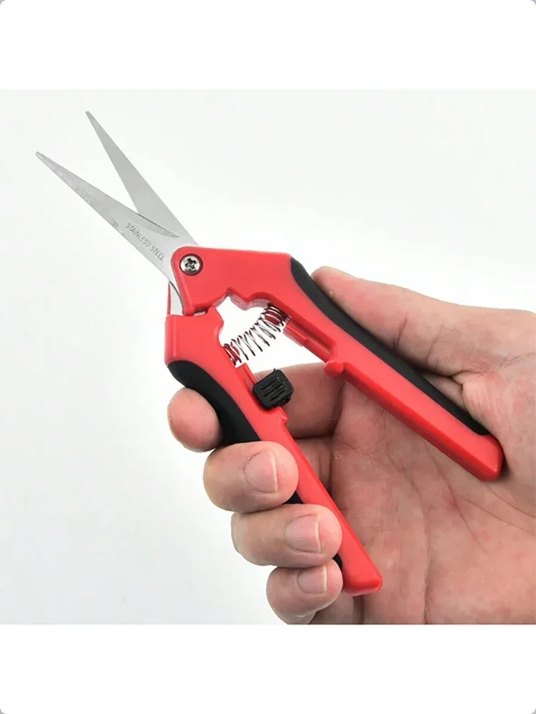 1 Set, Garden Scissors, Garden Pruning Shears, Non-slip Labor-saving Flower Branch Branch Shears, Fruit And Vegetable Shears, Fr