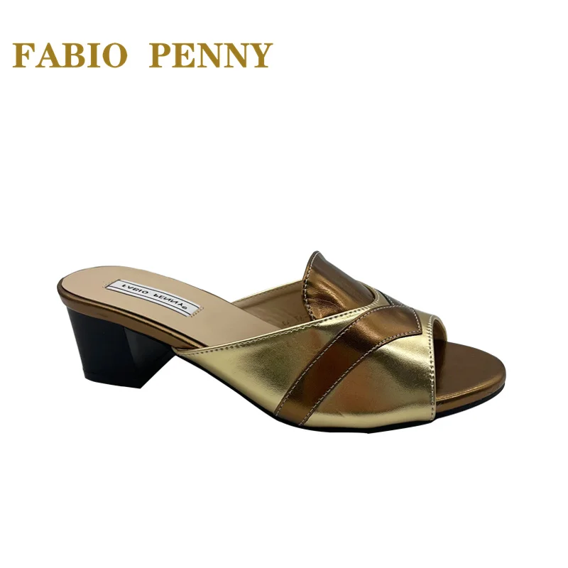 

FABIO PENNY итальянская модная Изысканная верхняя одежда в стиле пэчворк для Африканской матери женские Тапочки
