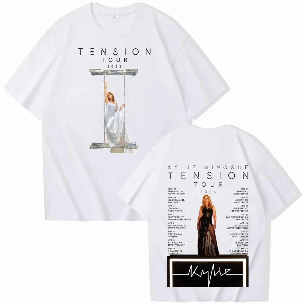 Kylie Minogue Tension tour Tシャツ Lサイズ NEW Kylie Minogue Tension Tour 2025 Short Sleeve Black All