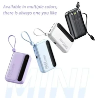 Batterie externe 500000mAh 120W, grande capacité, 4 câbles en 1, affichage numérique intelligent, batterie externe légère et Portable pour iPhone Huawei, nouveau 5