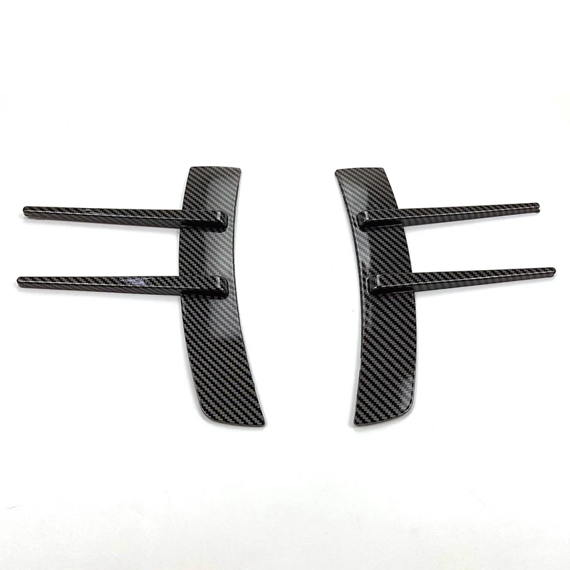 2Pcs Front Bumpers Lip For Benz A-Class A180 A200 A220 Air Vent Trim Spoiler Canards Splitter Car Styling Accessory car bumper spoiler bumper lip bumper lip decoration front bumper decoration front bumper cover