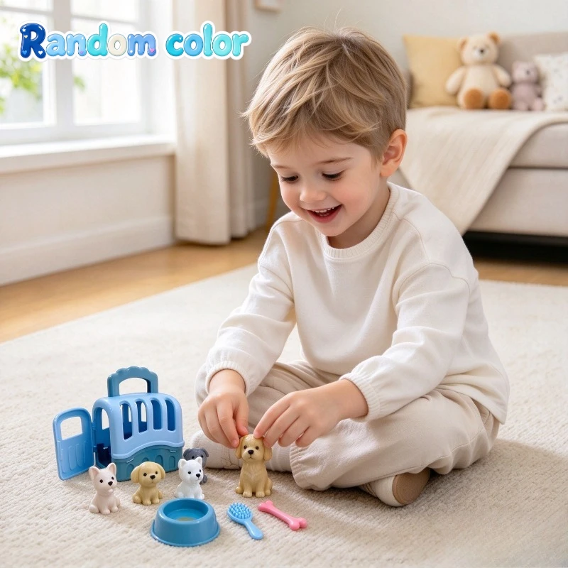 Deluxe Pet Care Playset: Interactive Animal Figures & Dollhouse Accessories