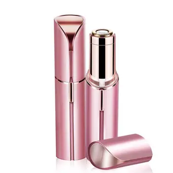 Mini epilatore elettrico portatile a forma di rossetto sicuro indolore rasoio da donna corpo viso bikini ascelle depilazione strumento di rasatura 1
