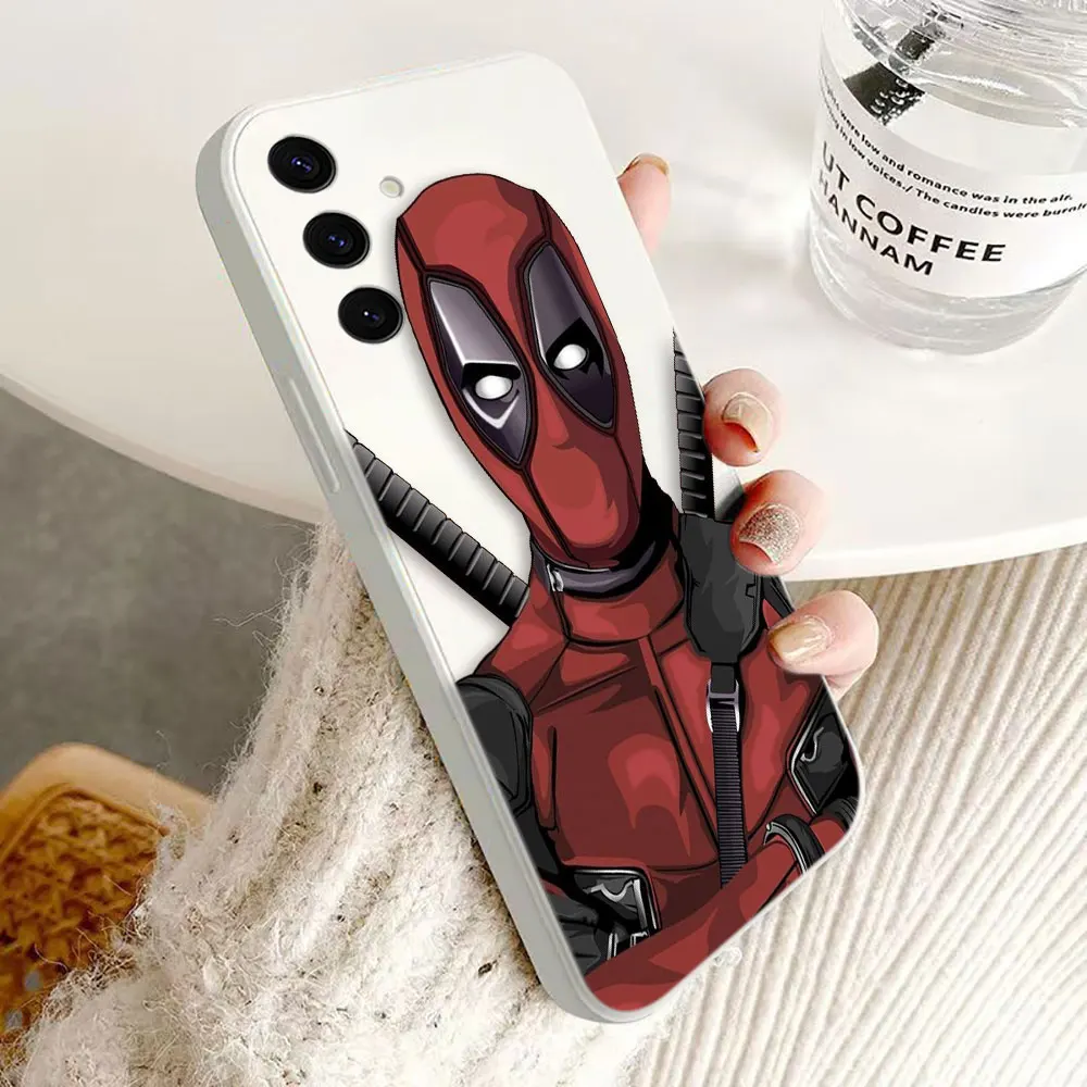 Marvel Cool Deadpool Phone Case FOR Samsung Galaxy M80 M60 M53 M42 M33 M22 M12 M11 M10 M02 F02 A12 A11 A10 A7 A06 A05 A04 S