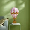 1pc Hanging Craft Home Livingroom 35cm(1.15ft) Modern Iron Hot Air Balloon Wall Decoration Accessories Rainbow Lantern 5
