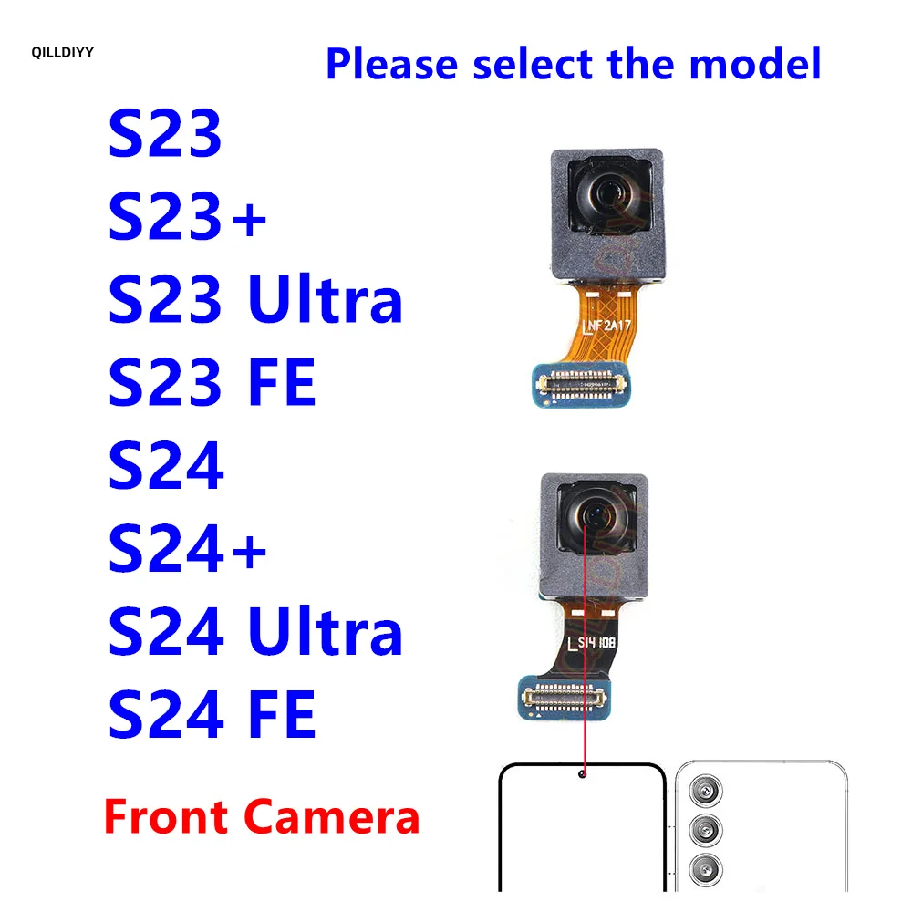 High-Resolution Front Facing Camera 12MP Replacement for Samsung Galaxy Smartphones
