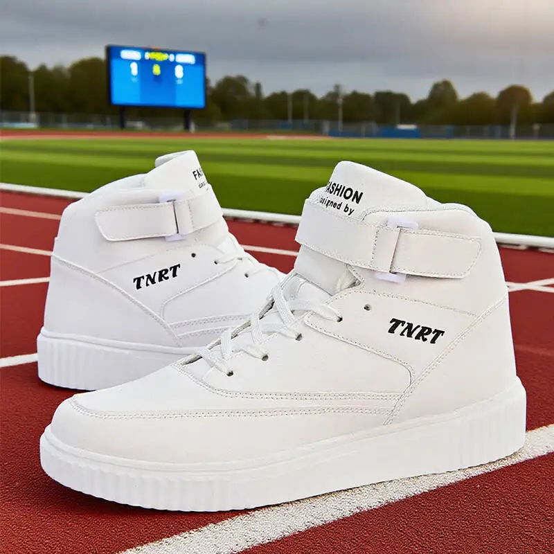 Mens Shoes 2025 Vulcanize ShoesSneakers Man Vulcanized Sneakers Male Comfortable High Top Shoes Fashion Light Men Autumn Spring - 4