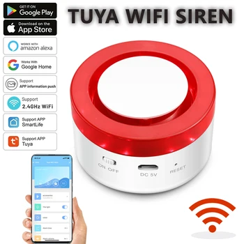 Smart Tuya Wifi Alarm System Kits 120DB Wireless Security Burglar With Motion Detector Door Sensor Smart Life App Smart Home DIY 1