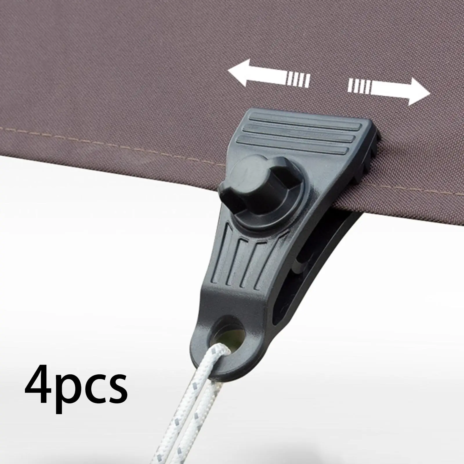 

4 Pieces Heavy Duty Tarp Clips Tent Clamps Adjustable Rotation Tightness Practical Tent Clips Canopies Clamps for Boat Covers