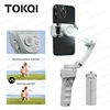 TOKQI M01 Handheld 3-Axis Gimbal Phone Holder Anti Shake Video Record Stabilizer for Xiaomi iPhone Cellphone Smartphone