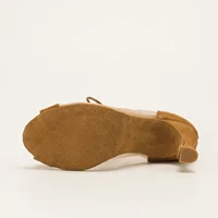 Profession Latin Dance Shoes Woman Suede Mesh Ventilation Ballroom Salsa Boots for Girls Soft Bottom Practice Jazz Latin Boots - Image 6