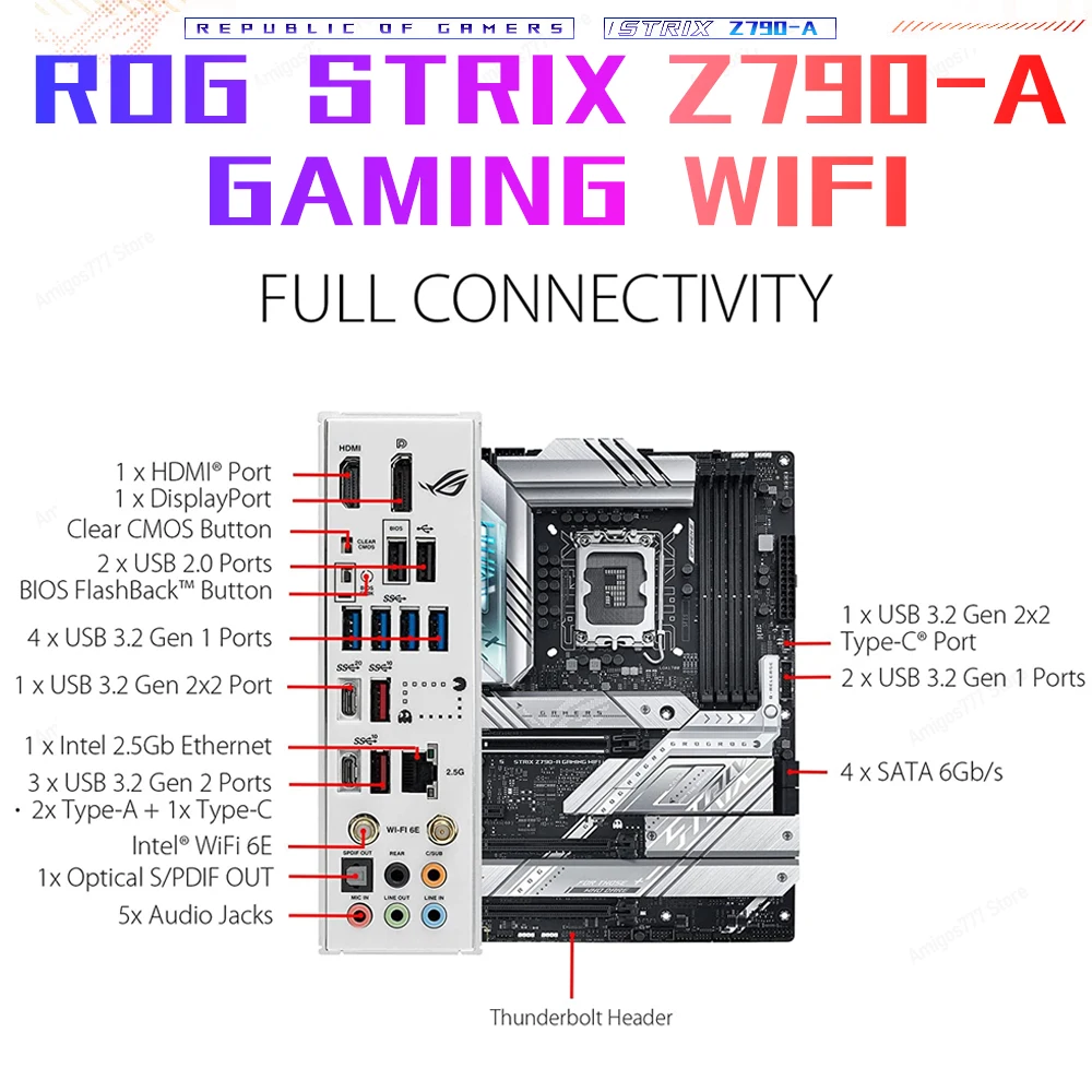 Asus ROG STRIX Z790-A GAMING WIFI II ATX - Carte mère Asus