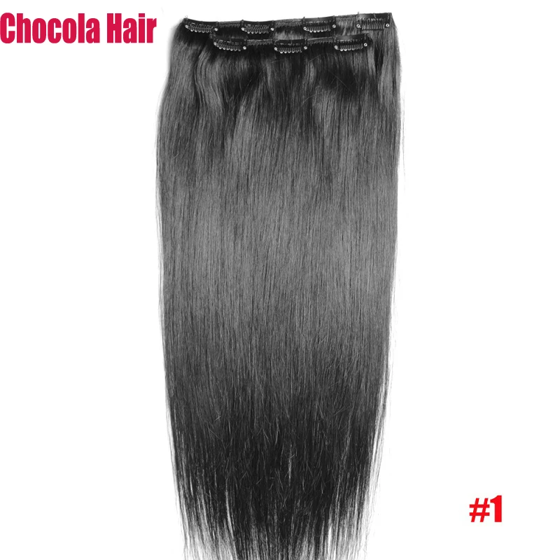 Chocala  Brazilian Remy Human Hair Extensions  clip in hair 20\