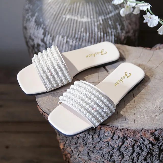 Casual Flat Leather Beach Women's Slippers 3