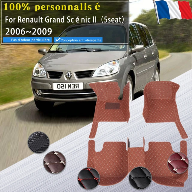 Tapis de Sol de Voiture pour Renault Grand Scenic II 2006 2007 2008 2009, 5  Places