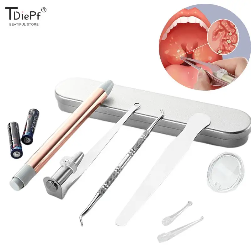 

1 шт./1 Набор инструмент для удаления миндалин из ушного воска, инструмент для удаления искусственного камня, инструмент для удаления миндалин из нержавеющей стали, инструменты для ухода за ртом